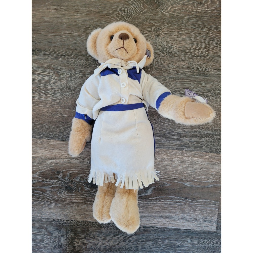 Annette Funicello‎ Collectable Western Roundup Bear 1992 Display Decor Plush #1
